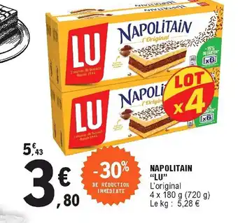 E.Leclerc Napolitain "lu" offre