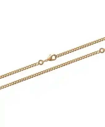 Chaine plaqué or maille gourmette 2mm
