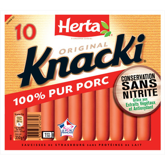 Auchan Supermarché Knacki original herta offre