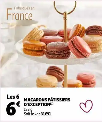 Auchan Supermarché Macarons pâtissiers d'exception offre