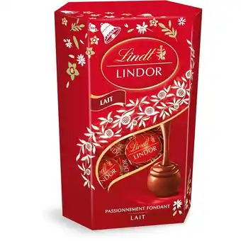 Auchan Supermarché Cornet lindor lait lindt offre
