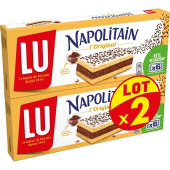 Auchan Supermarché Napolitain l'original lu offre