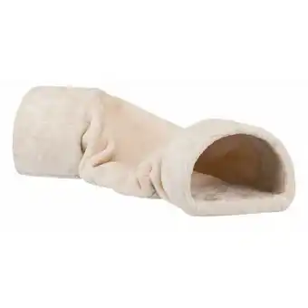 Animallparadise - tunnel douillet pour lapin ou cochon d'inde - 27 × 21 × 80 cm