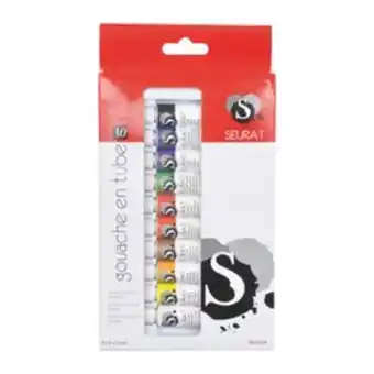 Boite 10 tubes gouache 12ml