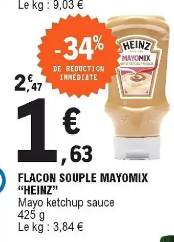 E.Leclerc Flacon souple mayomix "heinz" offre