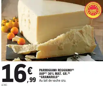 E.Leclerc Parmigiano reggiano AOP offre