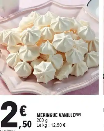 E.Leclerc Meringue vanille offre