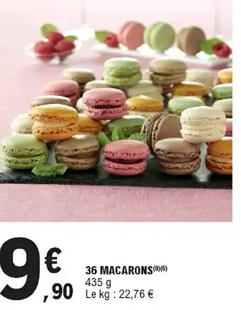 E.Leclerc 36 Macarons offre