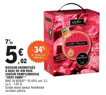 E.Leclerc Boisson aromatisée à base de vin rosé offre