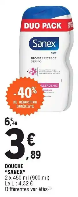 E.Leclerc Douche Sanex offre
