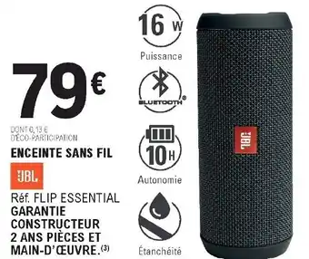 E.Leclerc Enceinte Sans Fil offre