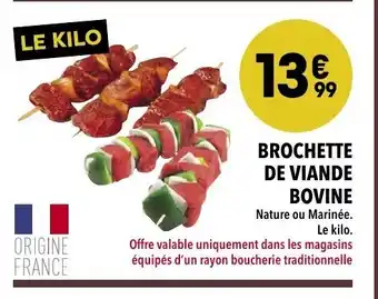 Supeco Brochette De Viande Bovine offre