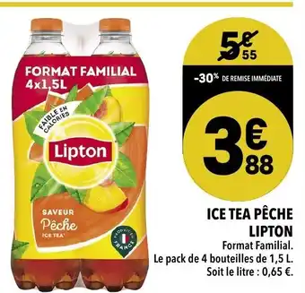Ice Tea Pêche Lipton
