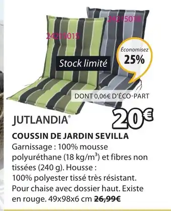 JYSK Coussin De Jardin Sevilla offre