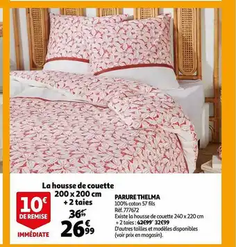 Auchan Parure thelma offre