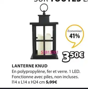 JYSK Lanterne Knud offre