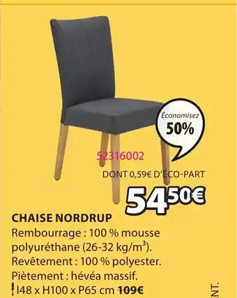 JYSK Chaise Nordrup offre