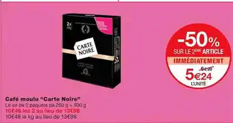 Monoprix Café moulu offre