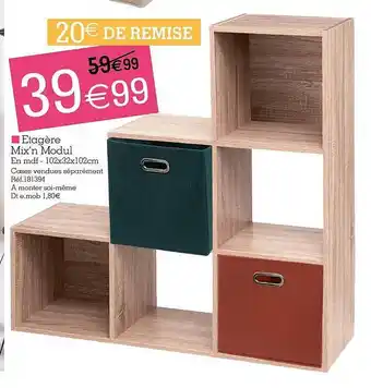 Kandy Étagère mix'n modul offre