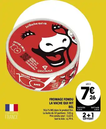 Supeco Fromage Fondu La Vache Qui Rit Bel offre