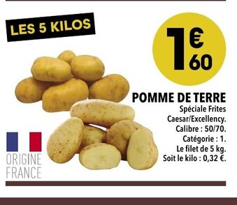 Supeco Pomme de Terre offre
