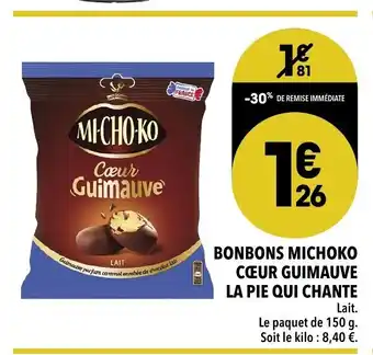 Bonbons Michoko CĆur Guimauve La Pie Qui Chante