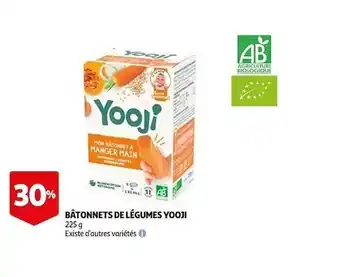 Auchan Bâtonnets de légumes yooji offre