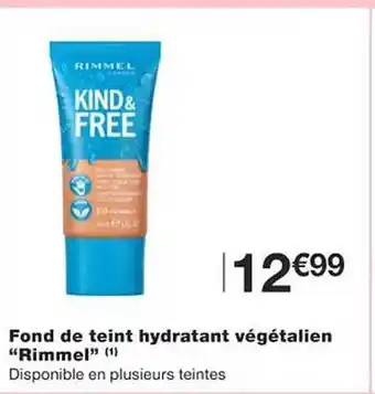 Fond de teint hydratant végétalien