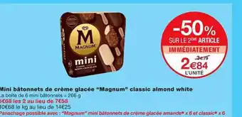 Monoprix Mini bâtonnets de crème glacée offre