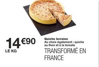 Monoprix Quiche lorraine offre