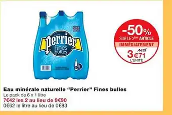 Monoprix Eau minérale naturelle offre