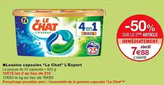 Monoprix Lessive capsules offre