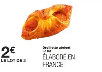 Monoprix Oreillette abricot offre