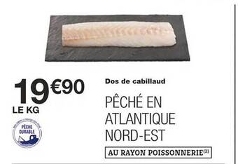 Monoprix Dos de cabillaud offre