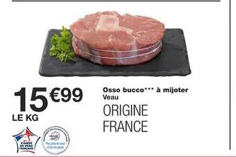 Monoprix Osso bucco***à mijoter offre