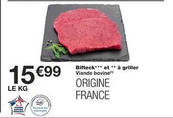 Monoprix Bifteck*** et **à griller offre