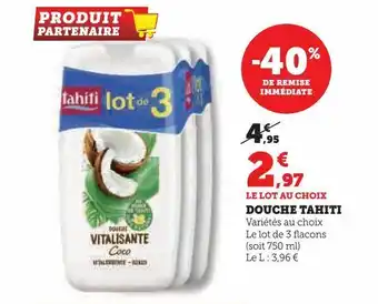 Douche tahiti