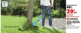 Super U Coupe - bordure filaire smallcut 300/23 offre