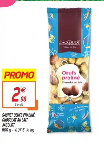 Sachet Œufs Praliné Chocolait au Lait