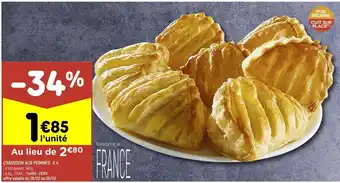 Leader Price Chausson aux pommes x 4 offre