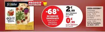 Hyper U Pizza sodebo offre