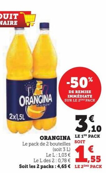 Hyper U Orangina offre