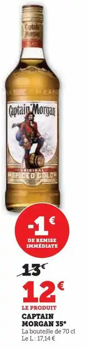 Hyper U Captain morgan 35° offre