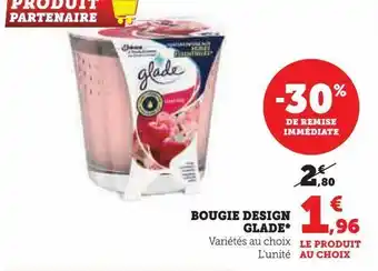 Bougie design glade