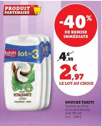 Hyper U Douche tahiti offre