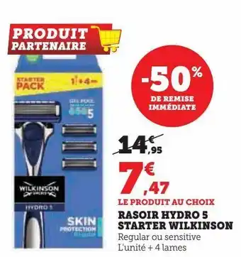Rasoir hydro 5 starter wilkinson