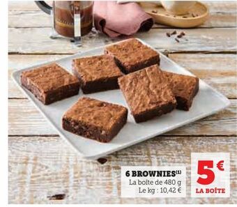 6 brownies