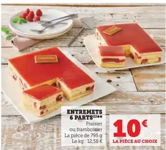 Entremets 6 parts