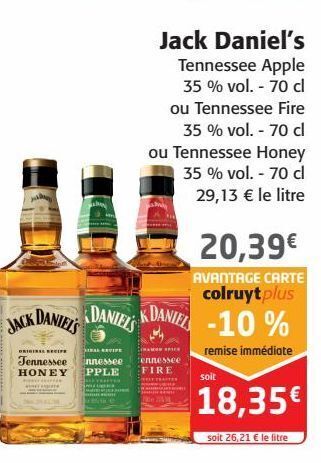 Colruyt Jack daniel's offre