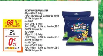 Netto Sachet Mini Œufs Smarties offre